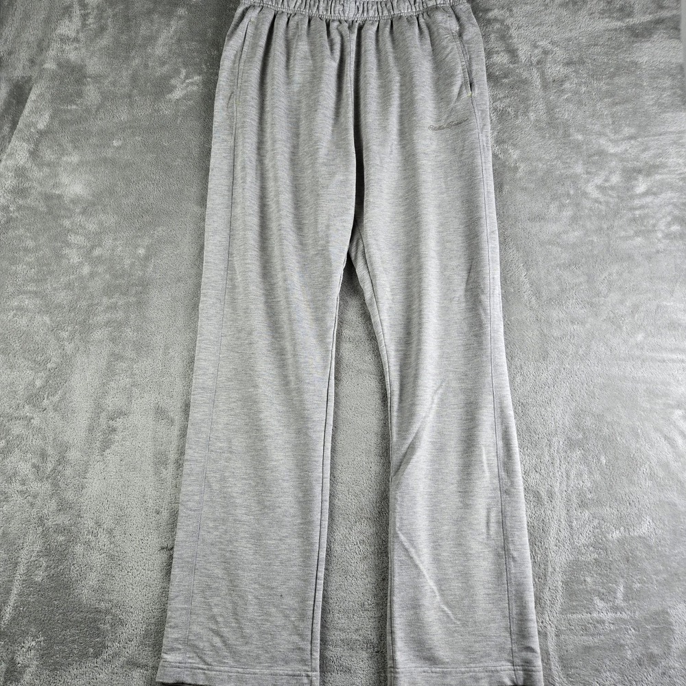 Eddie‎ Bauer Sweatpants Mens 30x31 Gray Heathered Elastic Waist Lounge Active